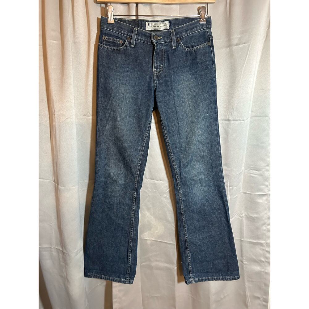 American Eagle Womens Medium Wash Denim Jeans Waist 30"x31 Bootcut